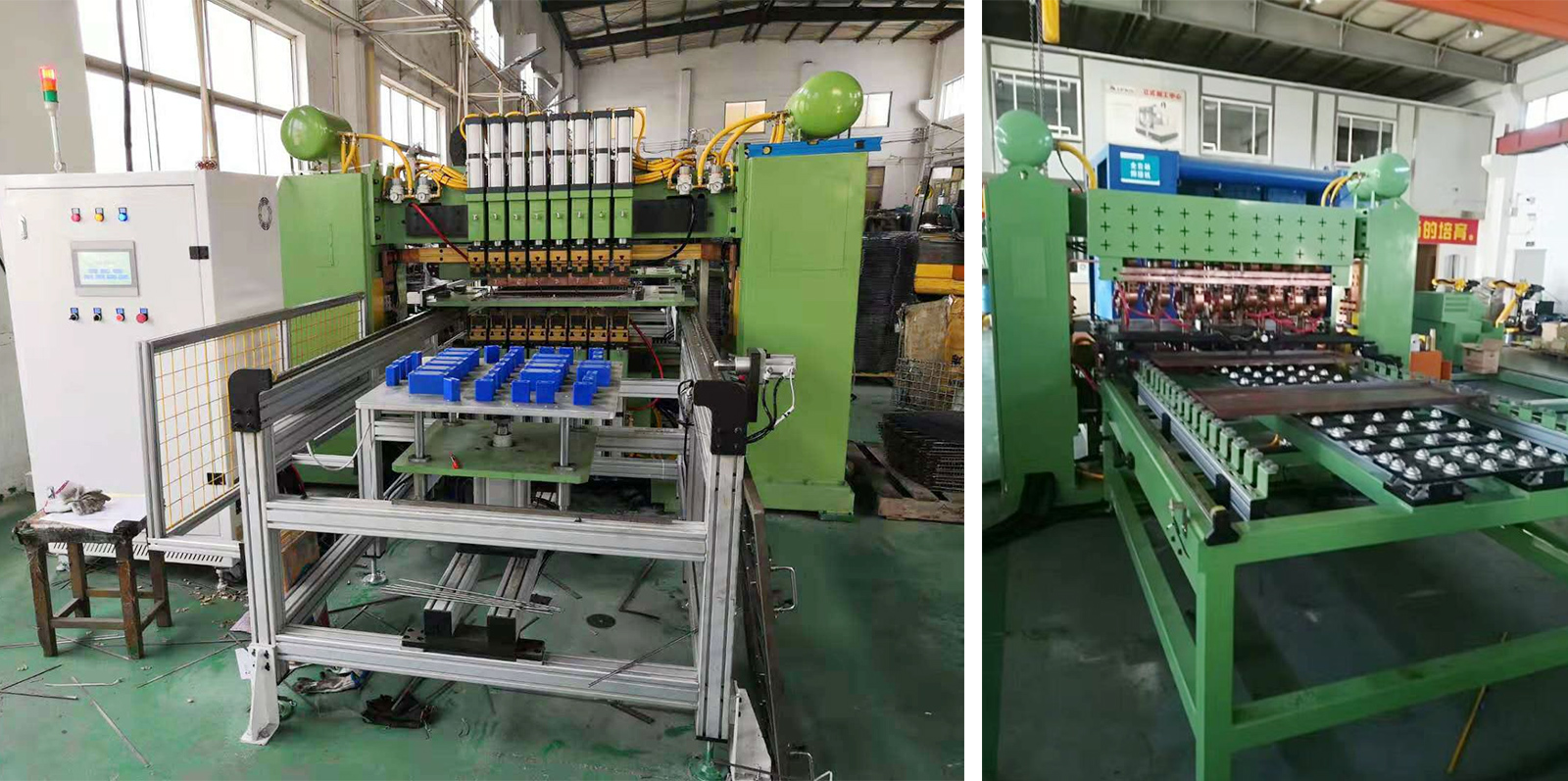 Multi-head gantry spot welding machine